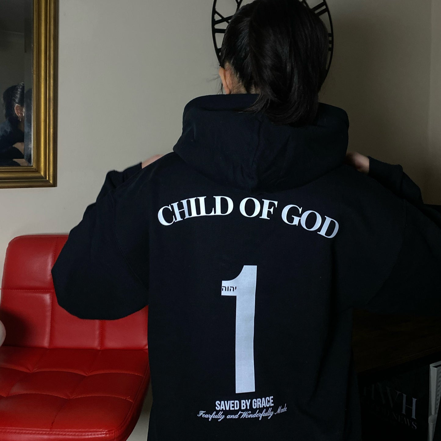 CHILD OF GOD HOODIE - BLACK