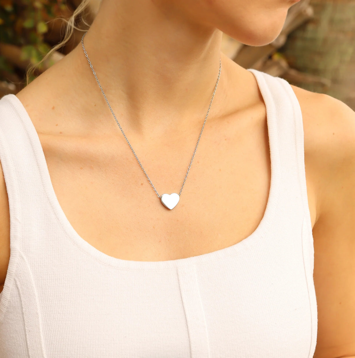 Engravable Heart Necklace