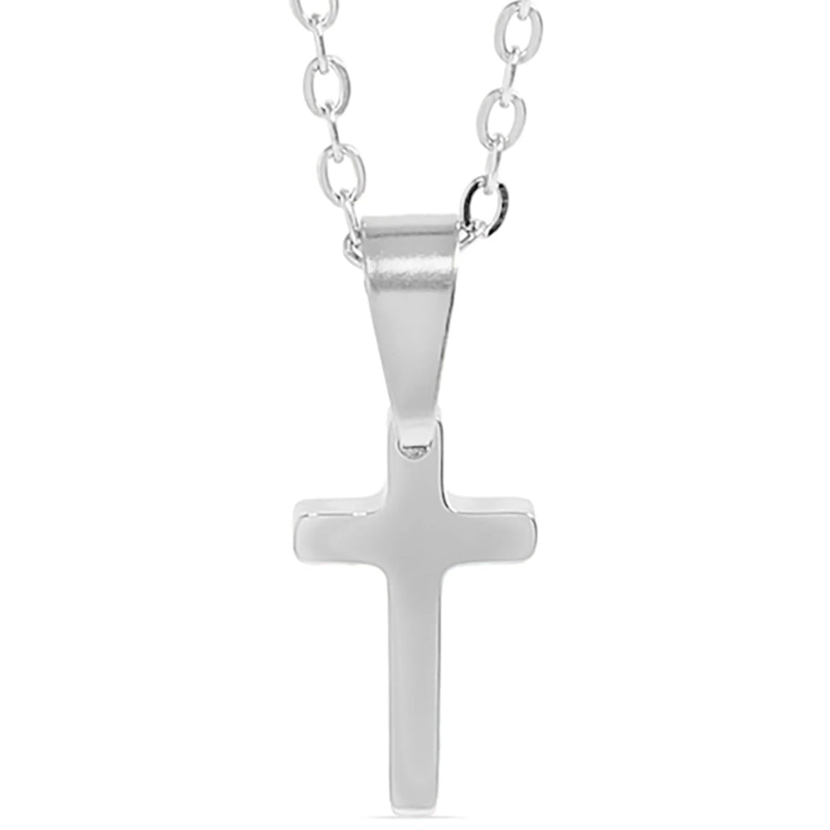 Engravable Cross Necklace