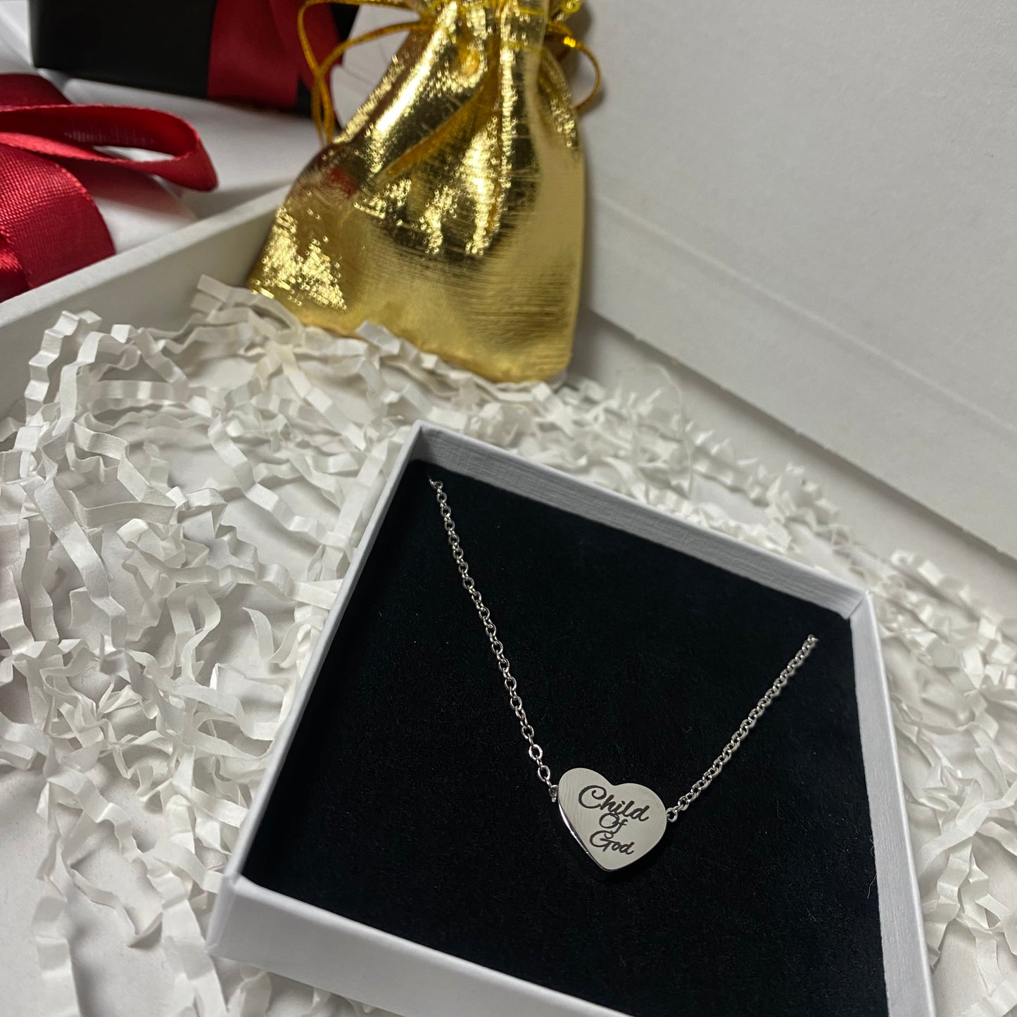 Engravable Heart Necklace