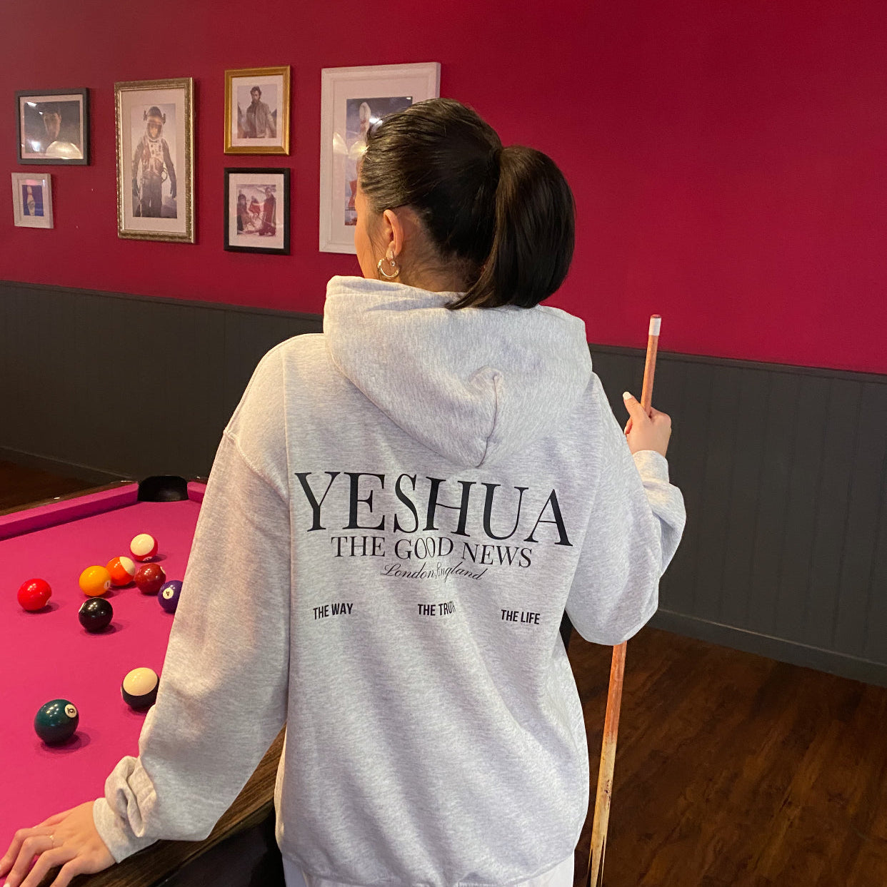 YESHUA HOODIE - ASH GREY