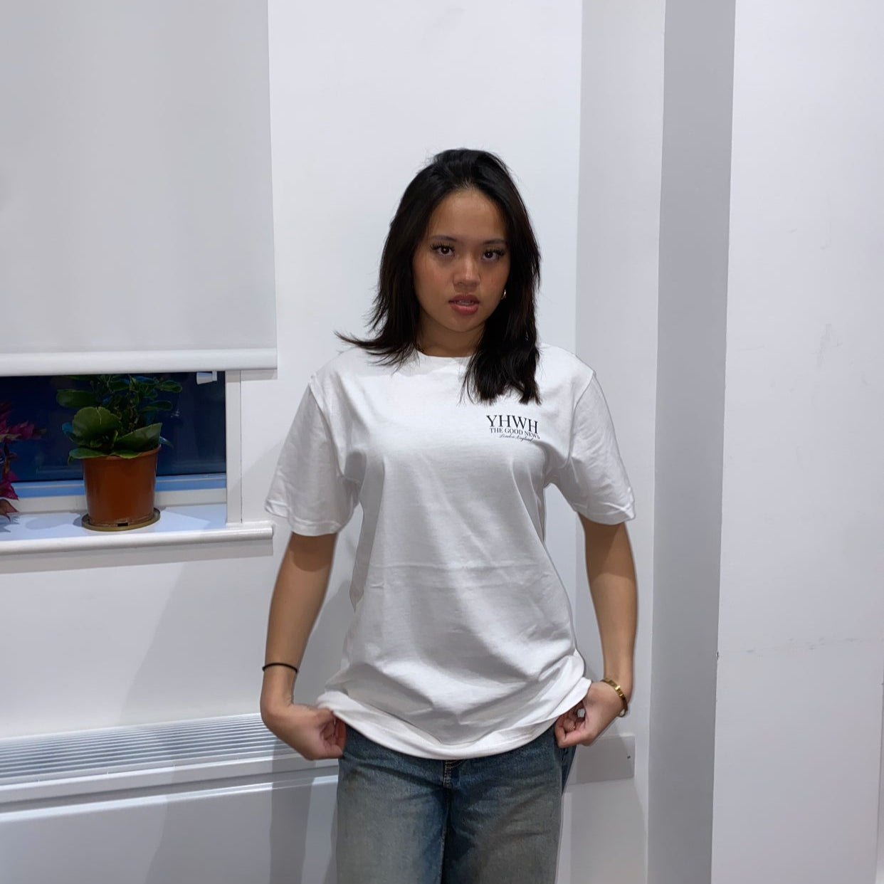 YHWH TEE - WHITE