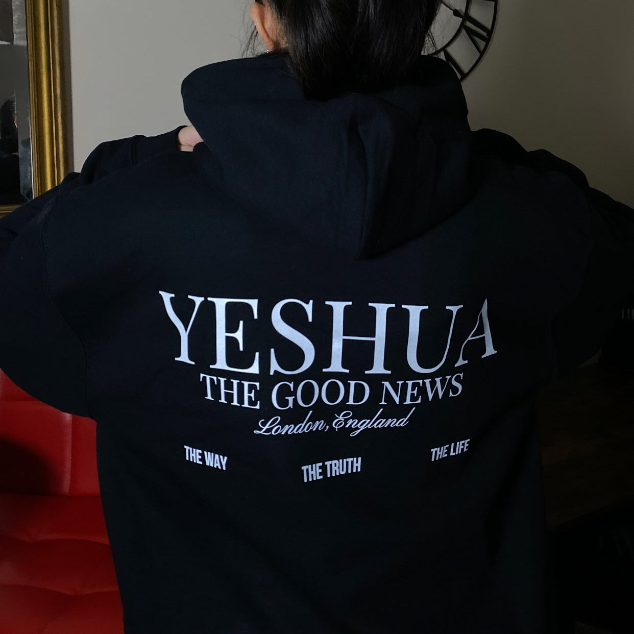 YESHUA HOODIE - BLACK