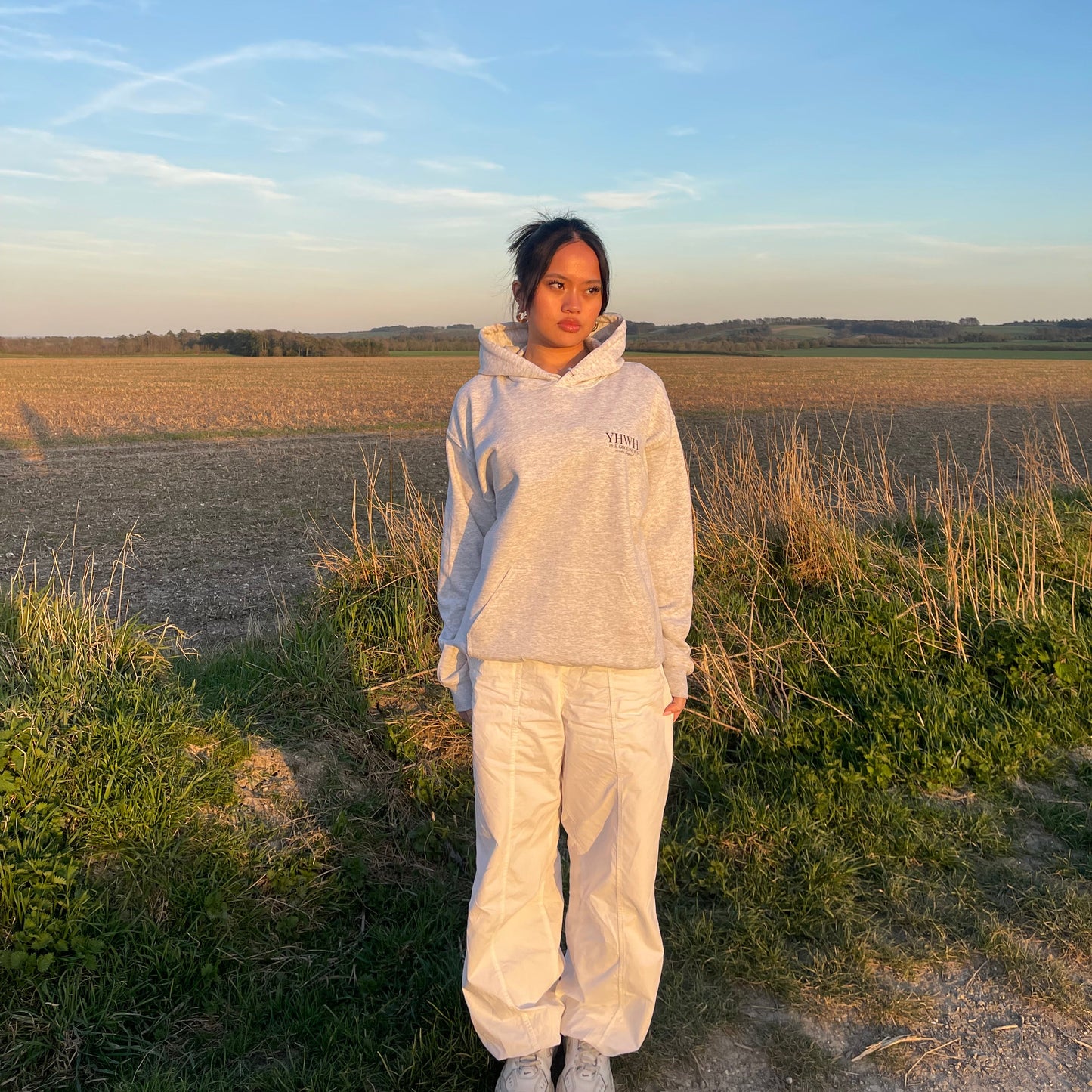 ETERNAL LIFE HOODIE - ASH GREY