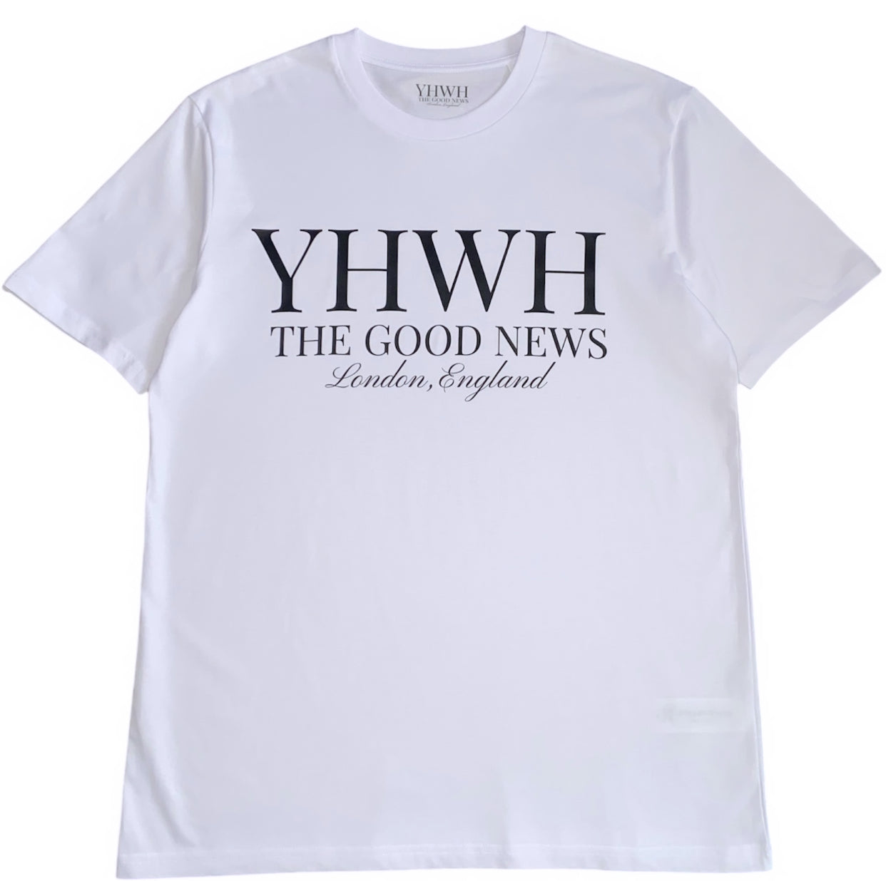 YHWH THE GOOD NEWS TEE - WHITE