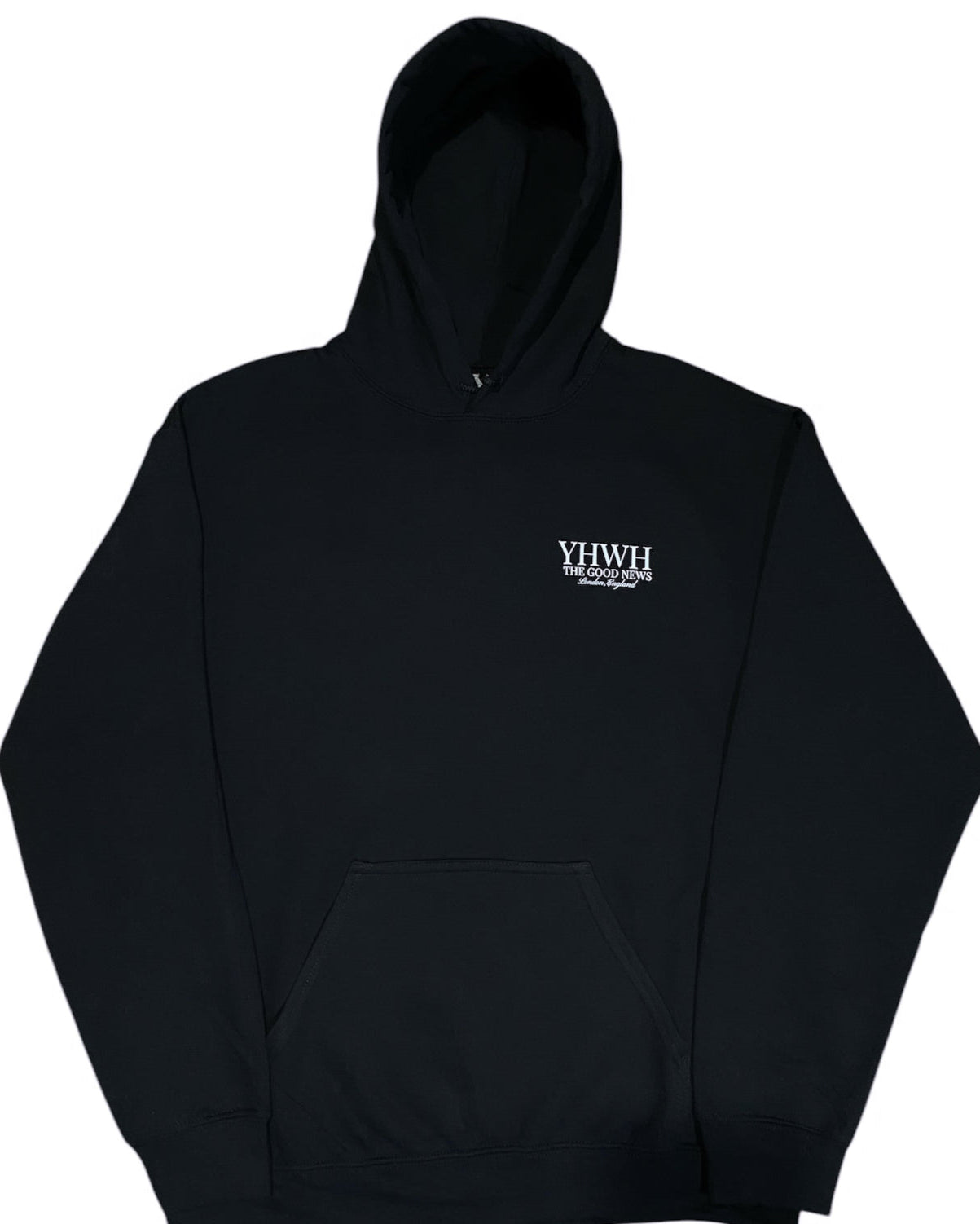 IN JESUS WE TRUST HOODIE - BLACK