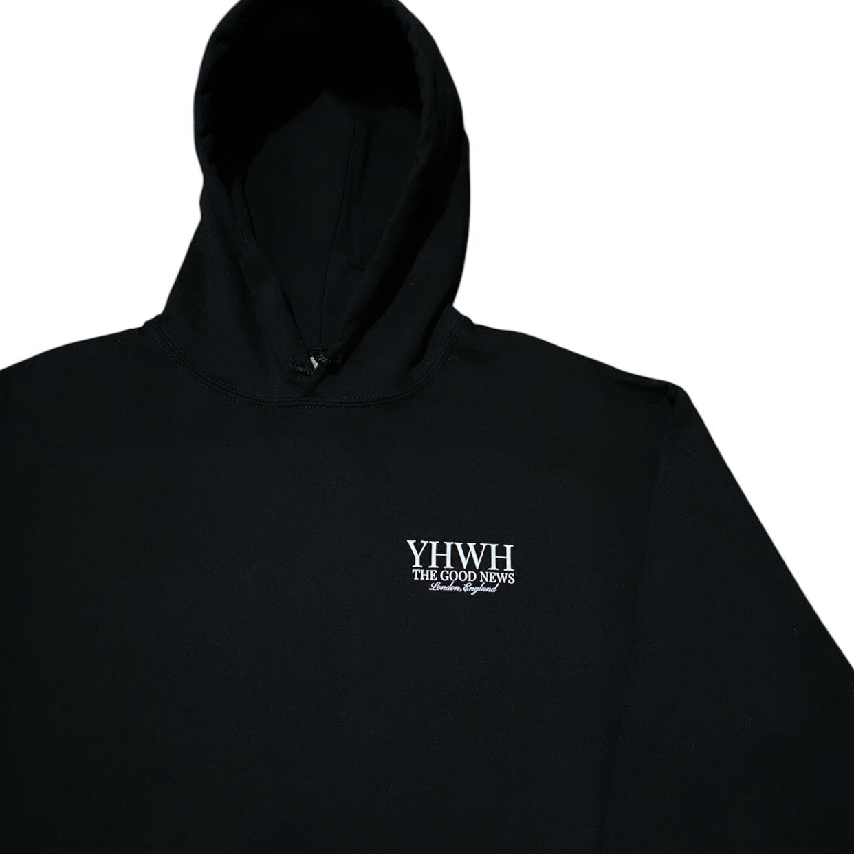 IN JESUS WE TRUST HOODIE - BLACK