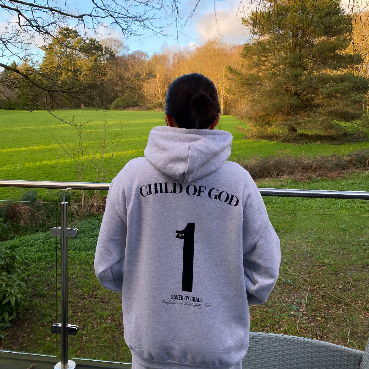 CHILD OF GOD HOODIE - ASH GREY