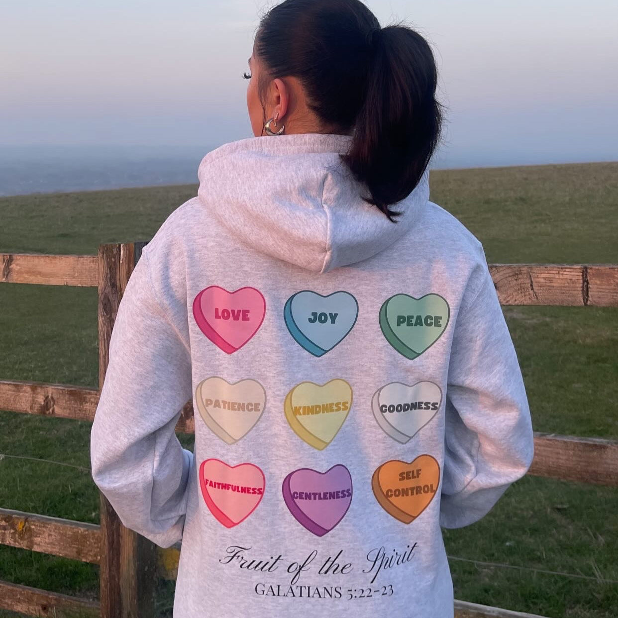 FRUIT OF THE SPIRIT HOODIE - ASH GREY