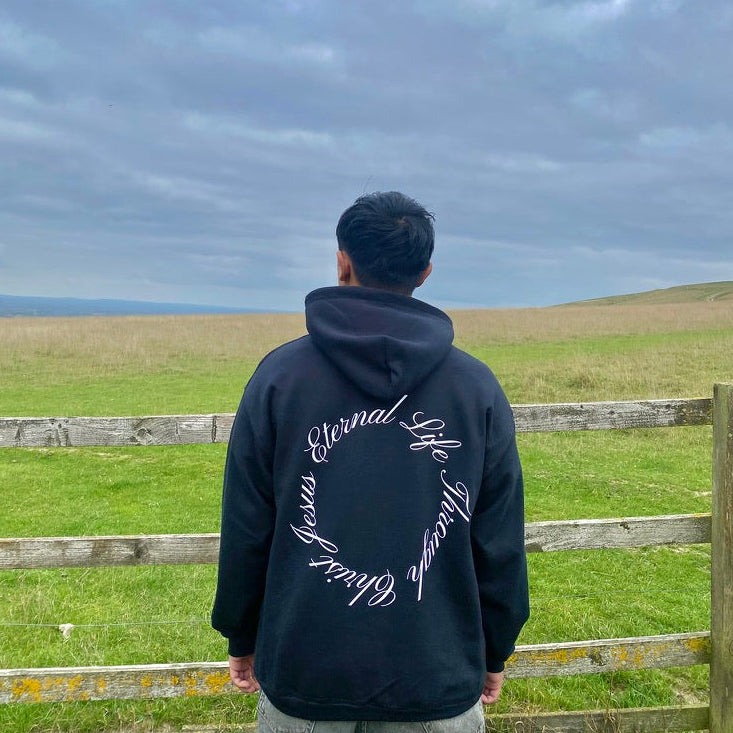 ETERNAL LIFE HOODIE - BLACK