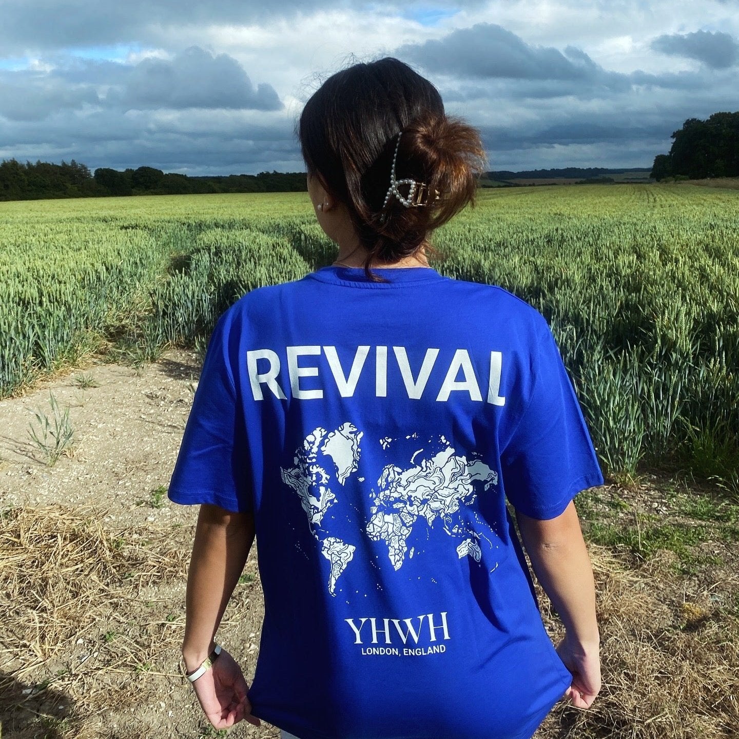 REVIVAL TEE - BLUE