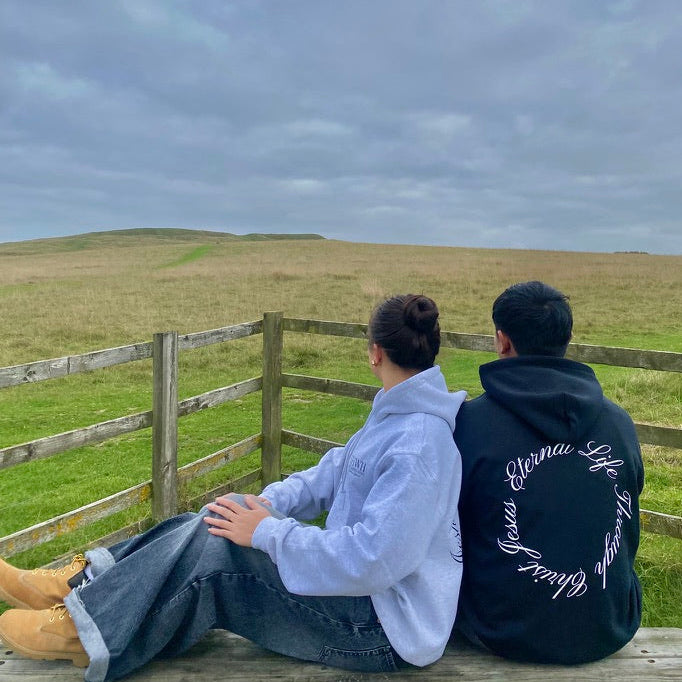 ETERNAL LIFE HOODIE - BLACK