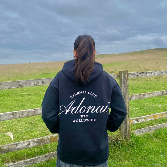 ETERNAL CLUB 'ADONAI' HOODIE - BLACK