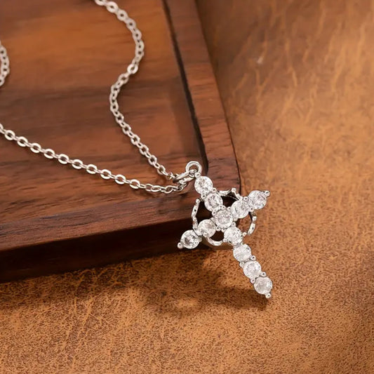 Crown of Glory Necklace in Silver