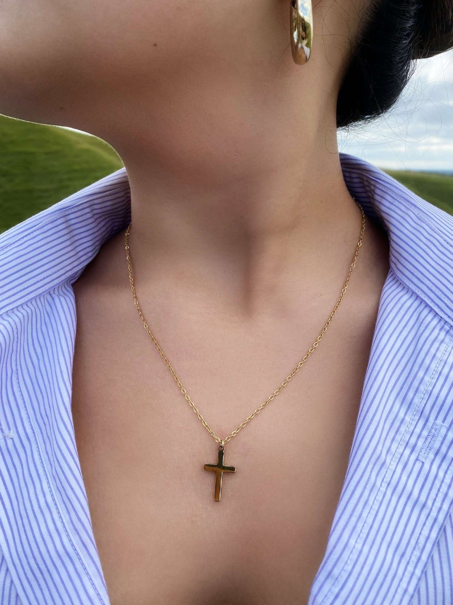 Agape Cross Necklace