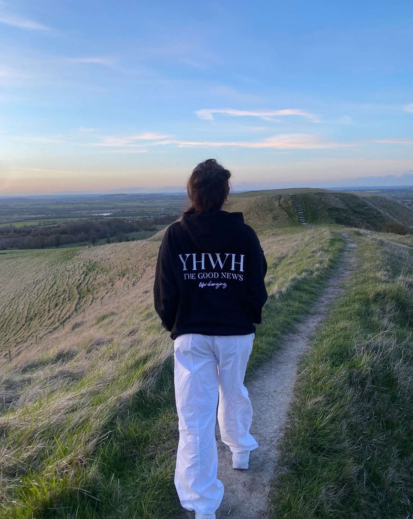 YHWH HOODIE - BLACK