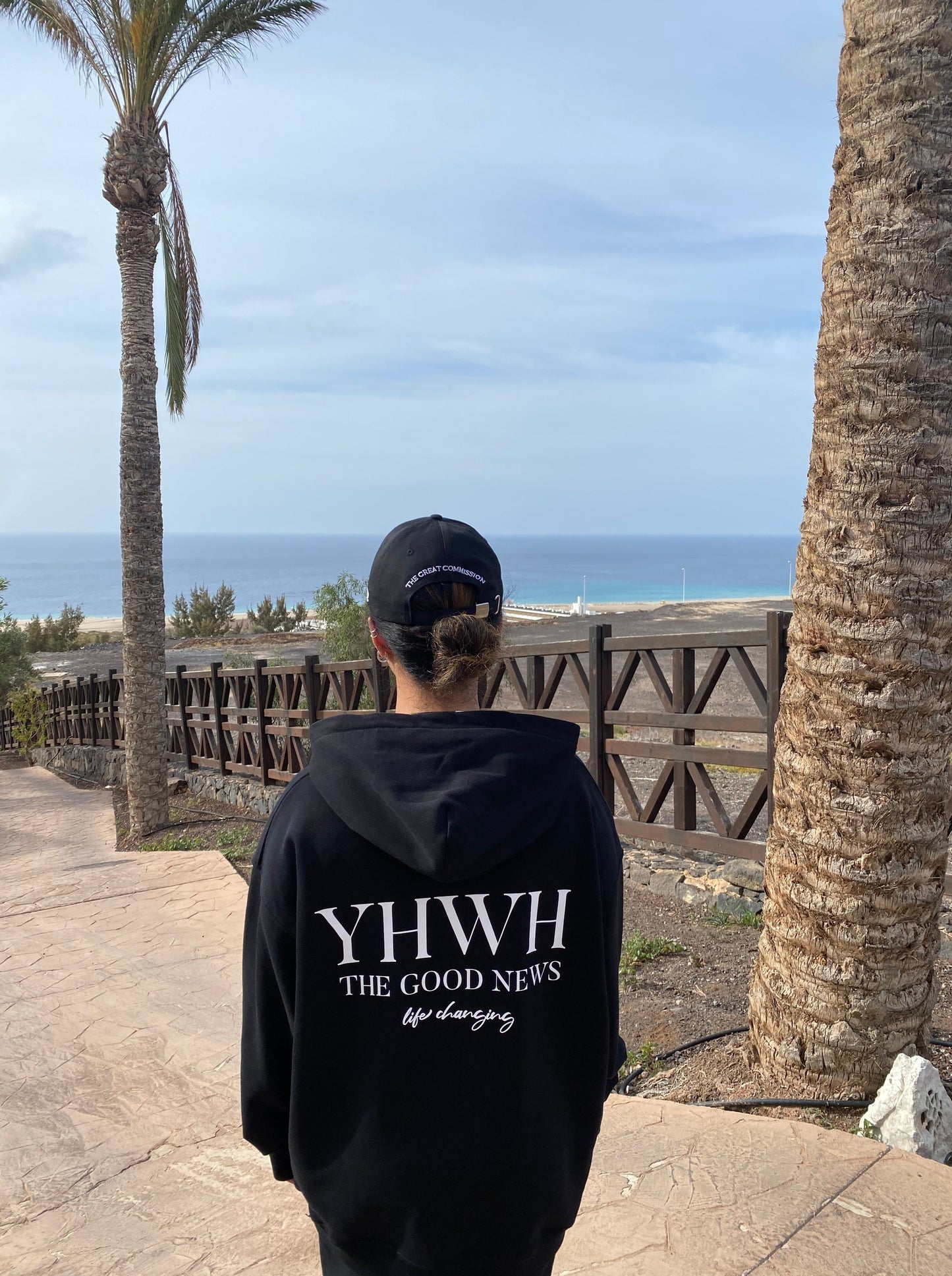 YHWH HOODIE - BLACK