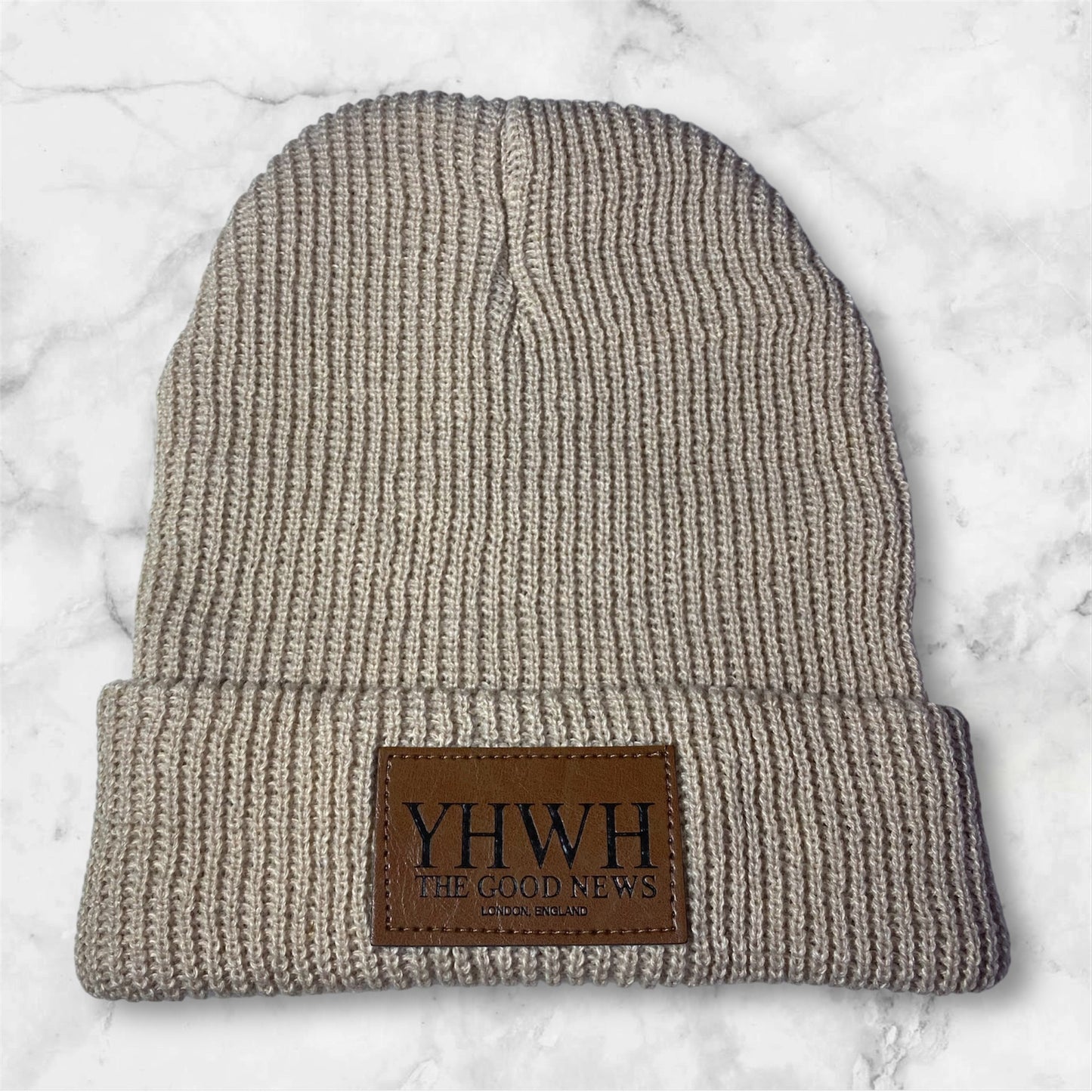 YHWH Beanie - Cream